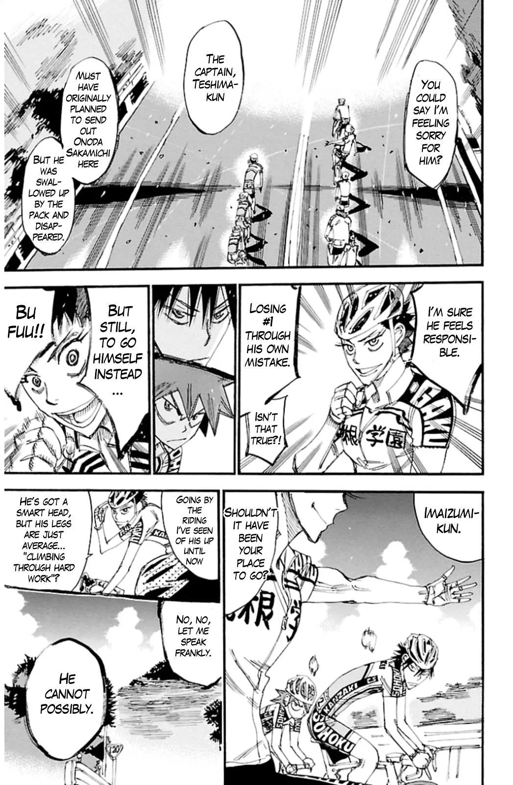 Yowamushi Pedal Chapter 318 page 5