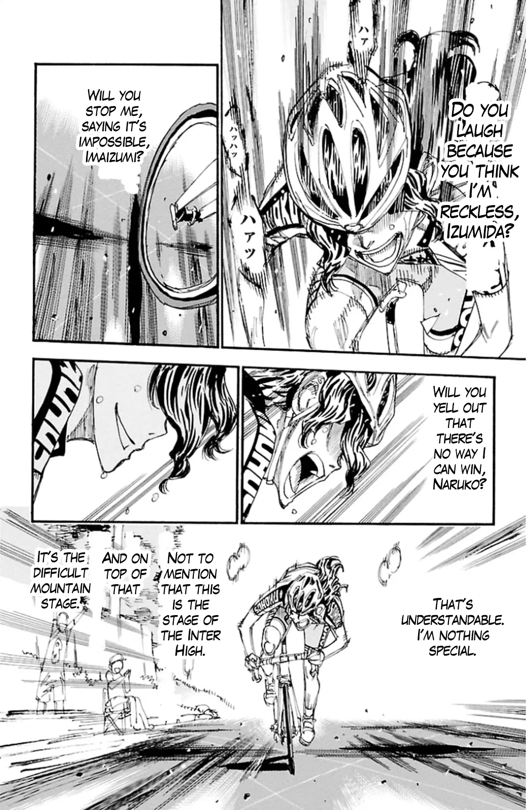 Yowamushi Pedal Chapter 318 page 8