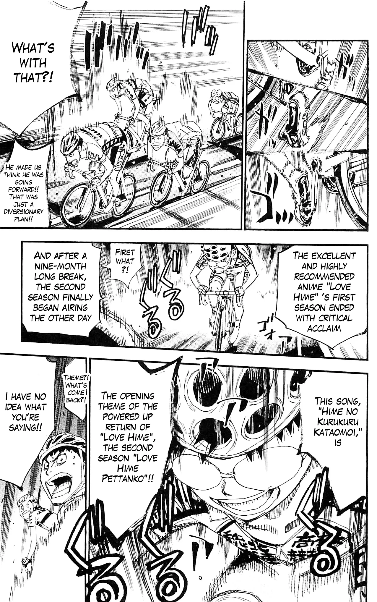 Yowamushi Pedal Chapter 321 page 16