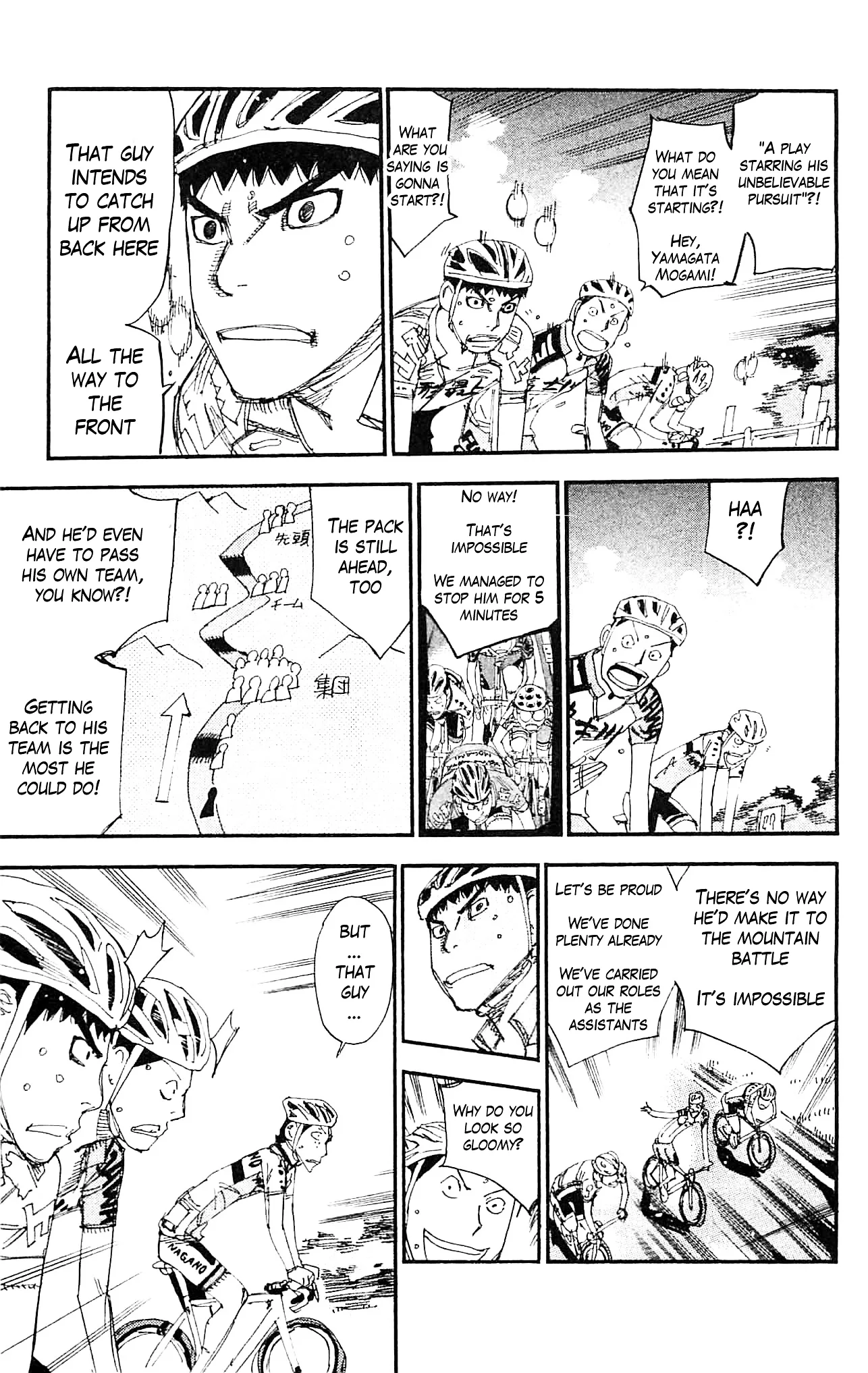 Yowamushi Pedal Chapter 322 page 9