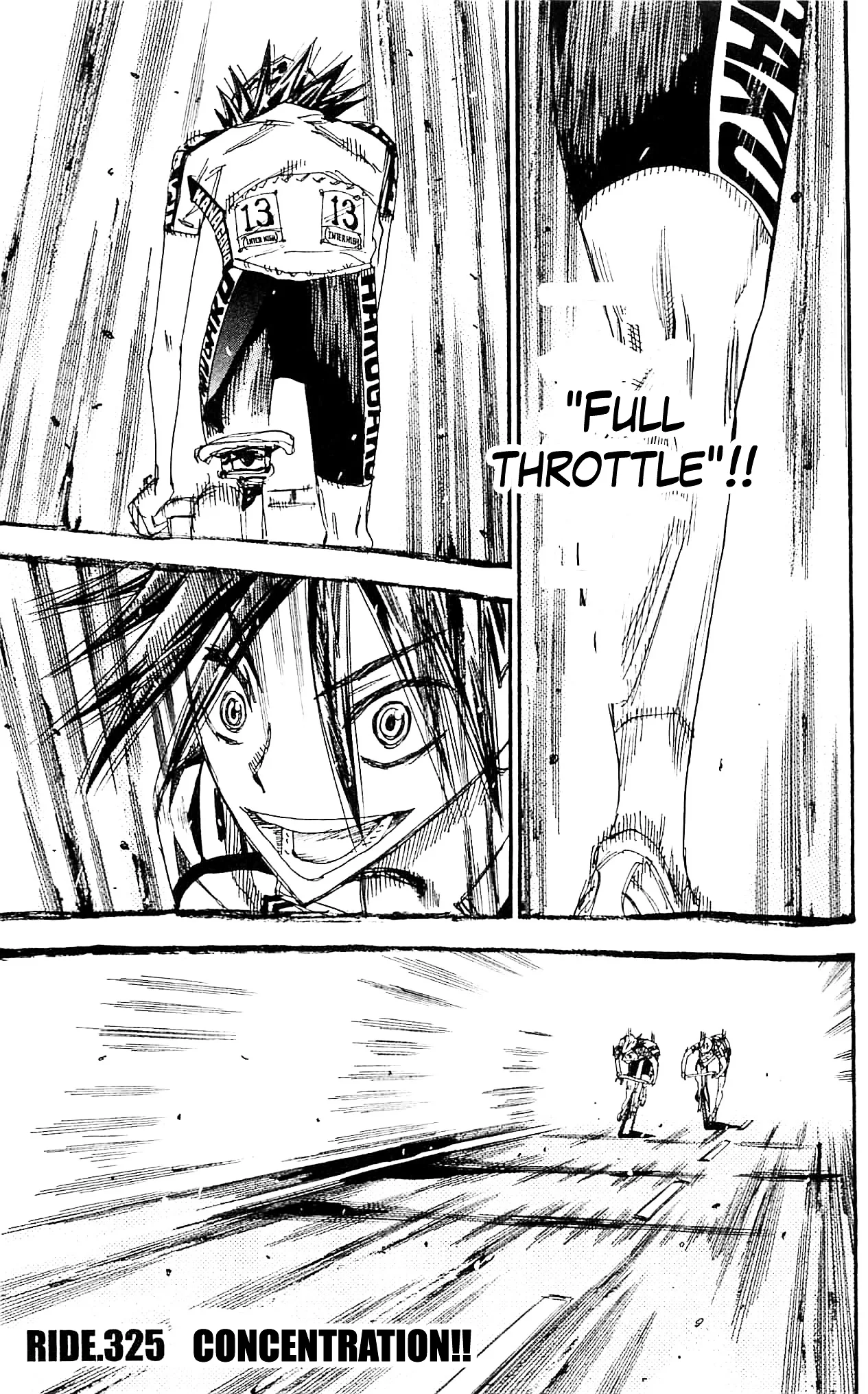 Yowamushi Pedal Chapter 325 page 1