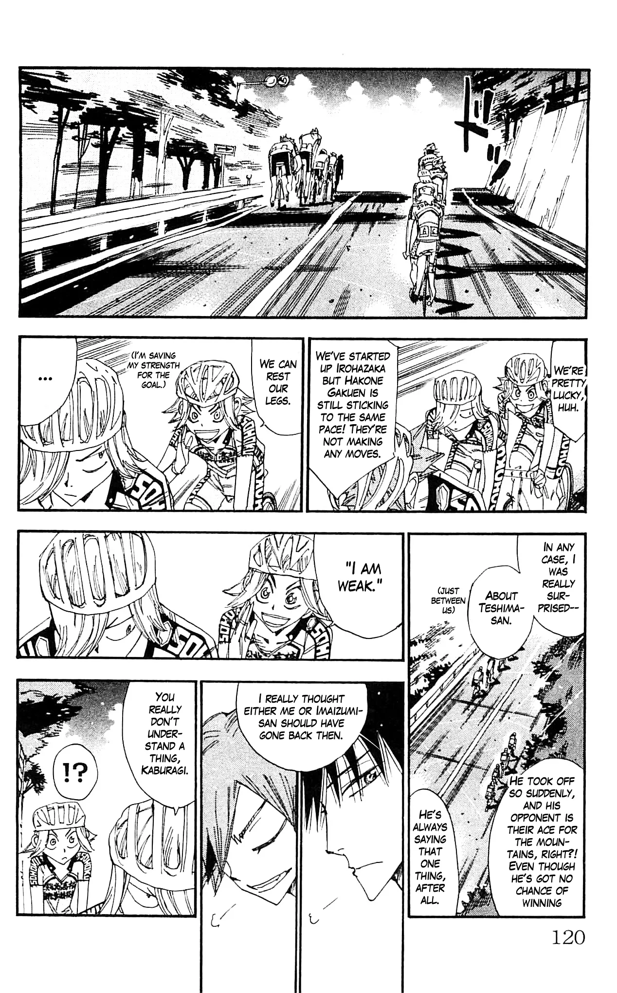 Yowamushi Pedal Chapter 325 page 14
