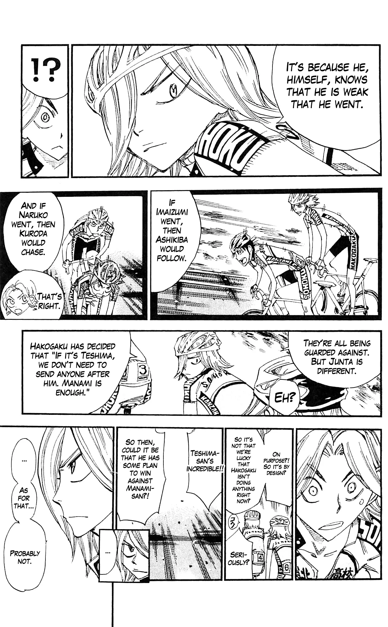 Yowamushi Pedal Chapter 325 page 15