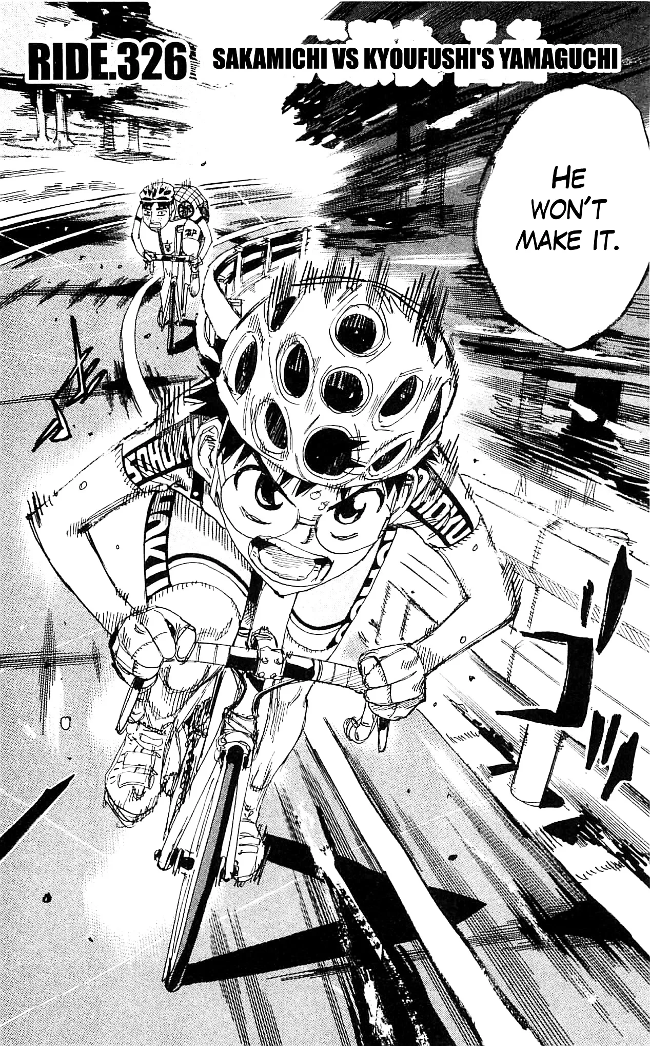 Yowamushi Pedal Chapter 326 page 2