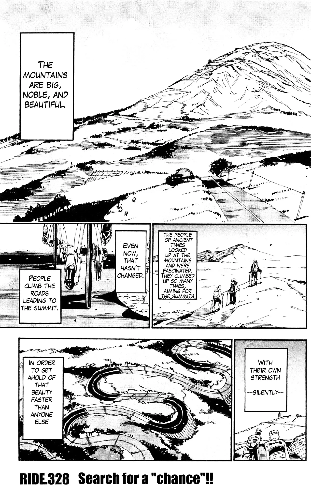 Yowamushi Pedal Chapter 328 page 1