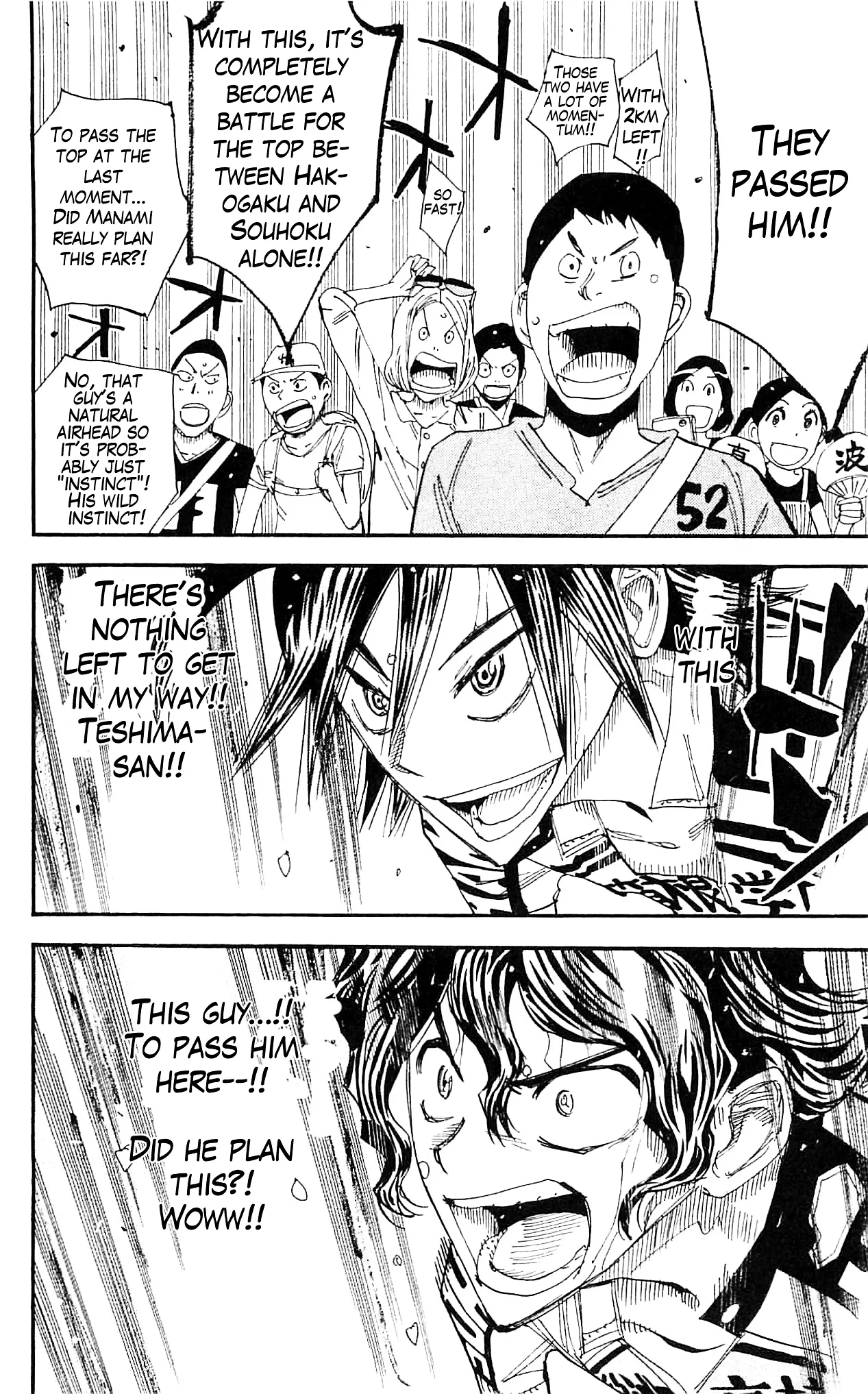 Yowamushi Pedal Chapter 328 page 4