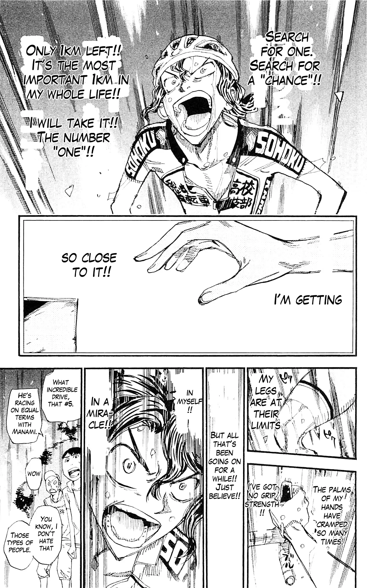Yowamushi Pedal Chapter 328 page 13