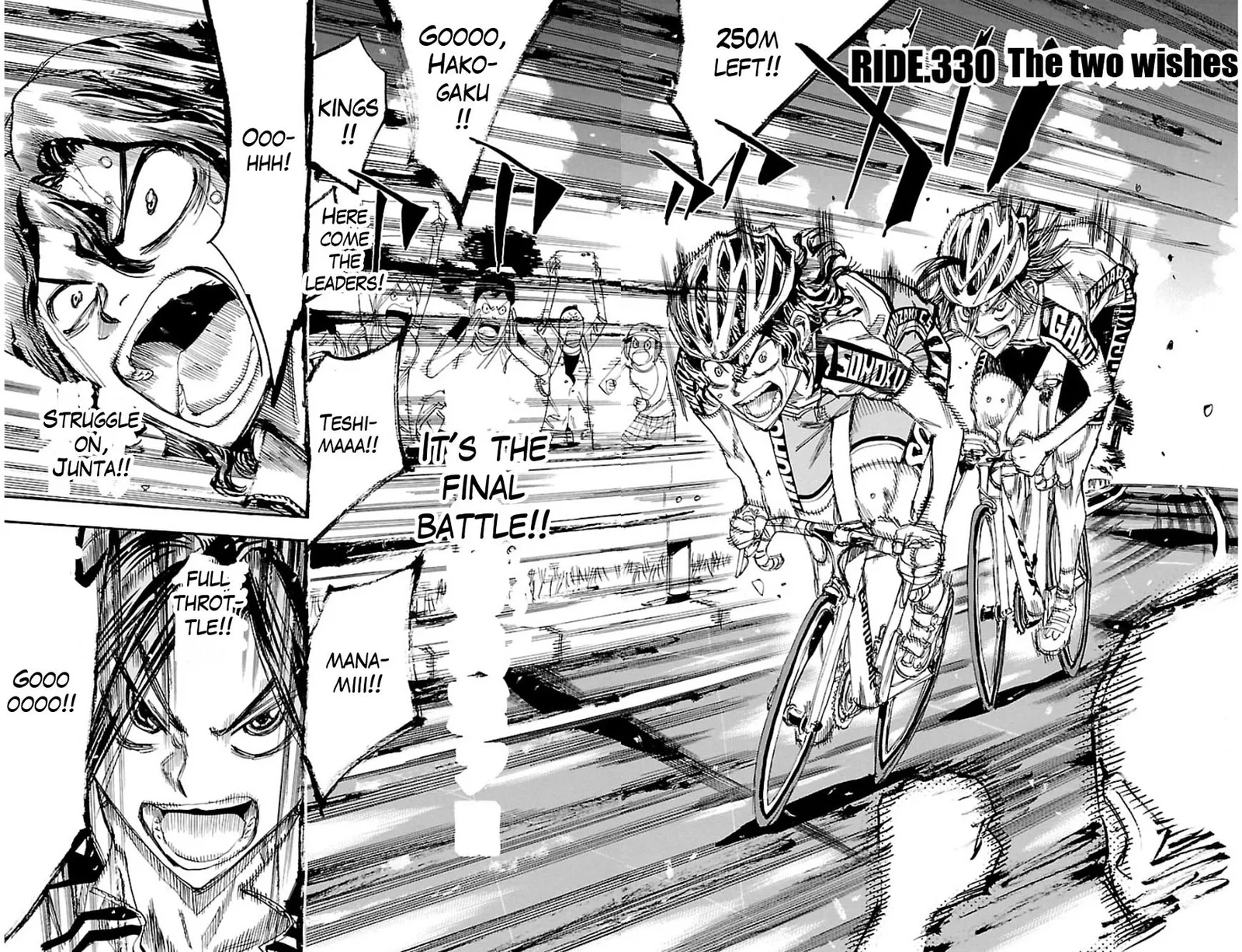 Yowamushi Pedal Chapter 330 page 2