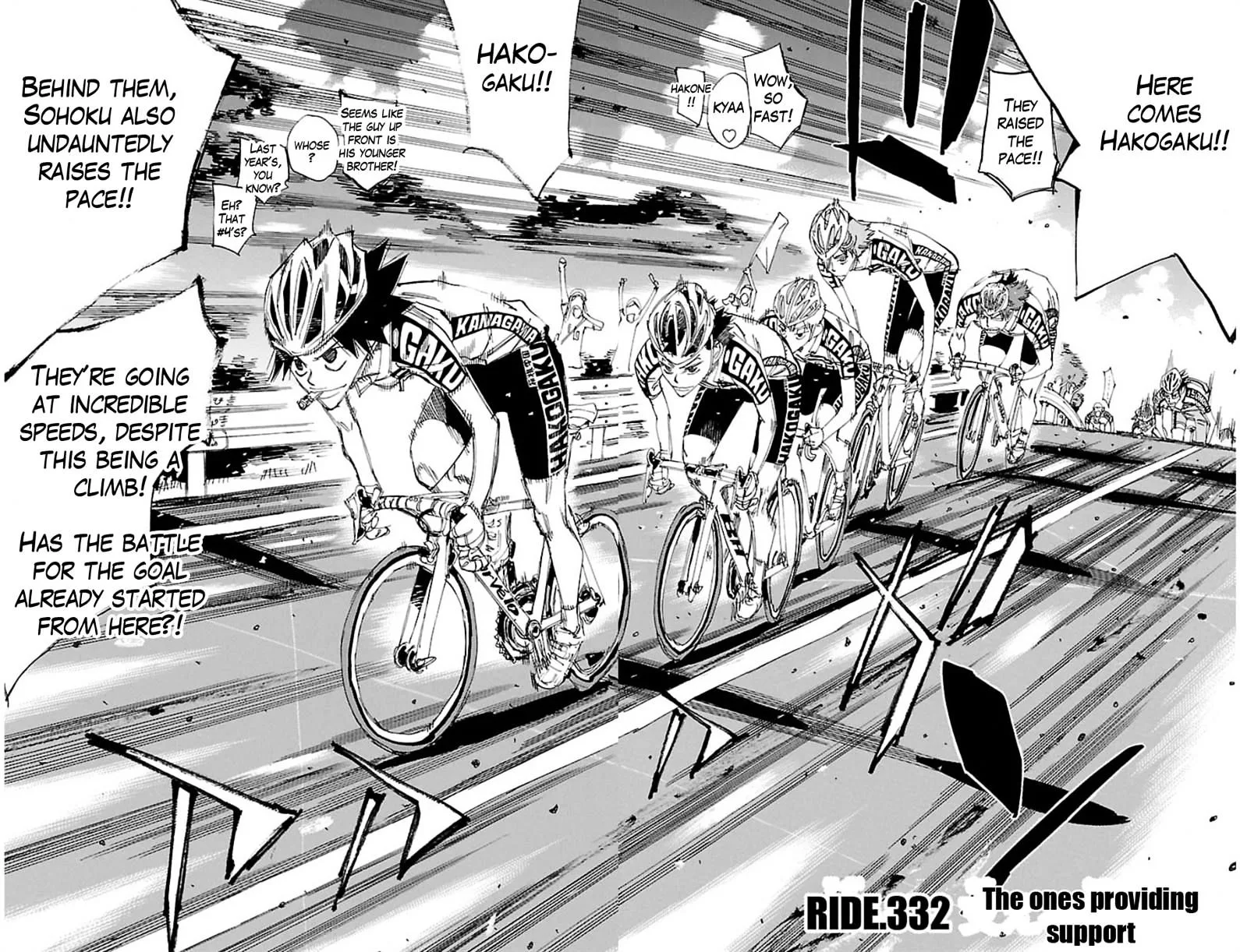 Yowamushi Pedal Chapter 332 page 2