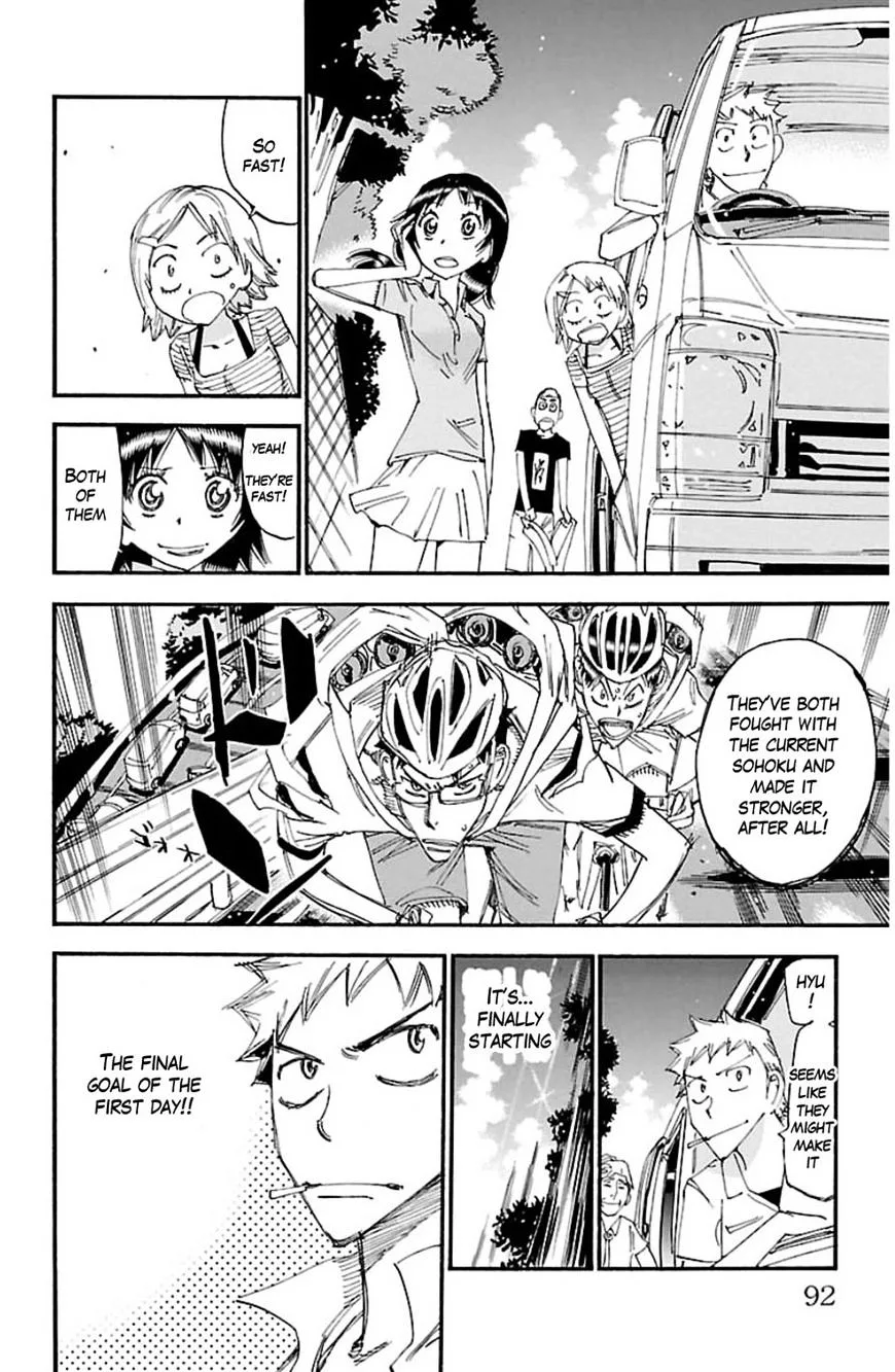 Yowamushi Pedal Chapter 332 page 14