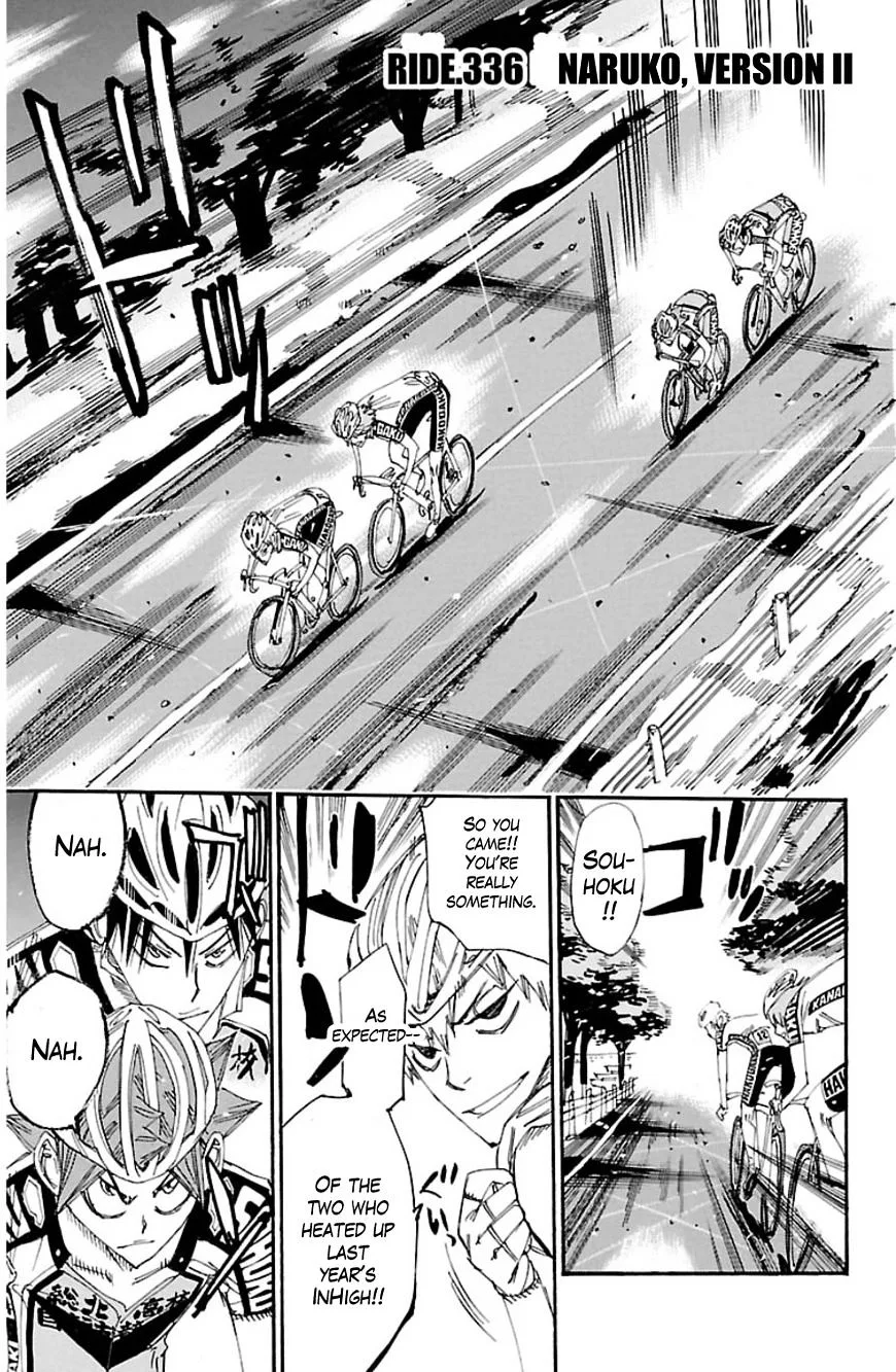 Yowamushi Pedal Chapter 336 page 1