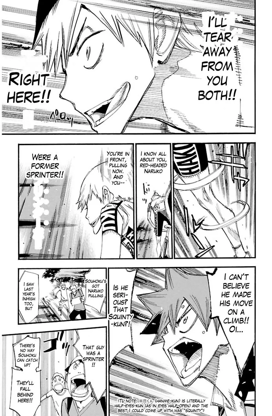 Yowamushi Pedal Chapter 336 page 7