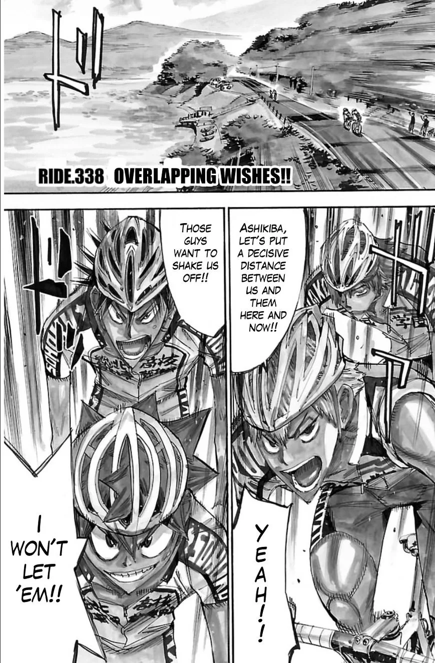 Yowamushi Pedal Chapter 338 page 1