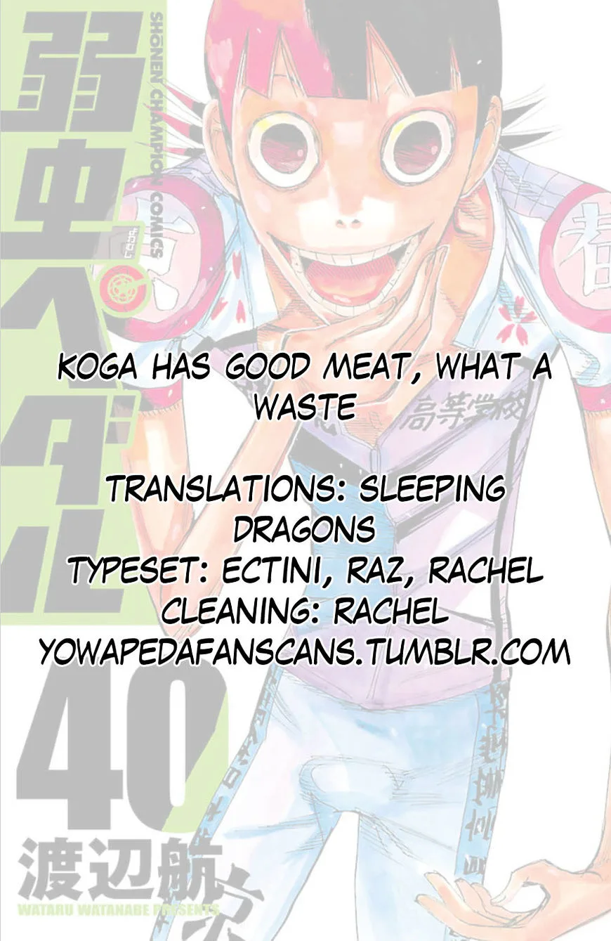 Yowamushi Pedal Chapter 338 page 21