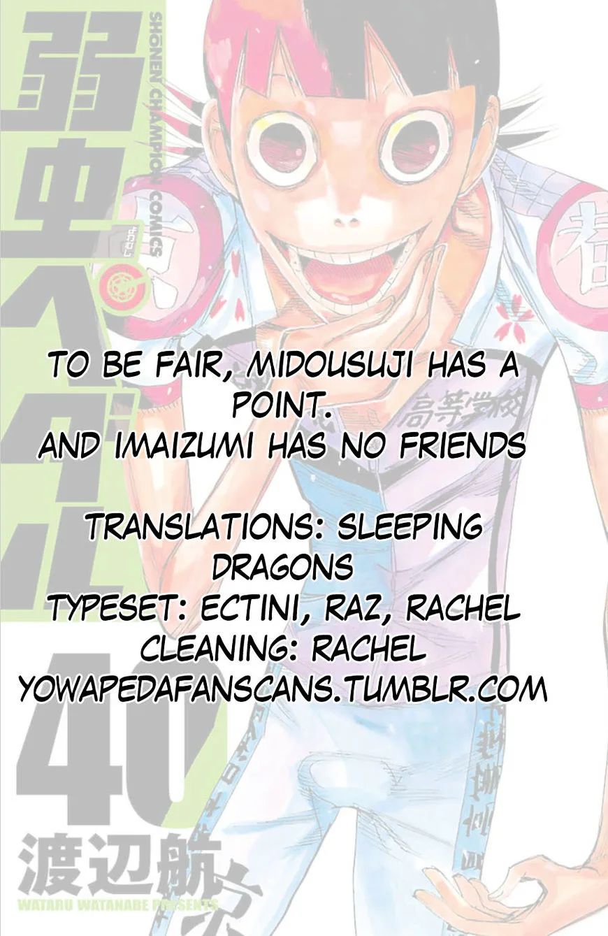 Yowamushi Pedal Chapter 339 page 19