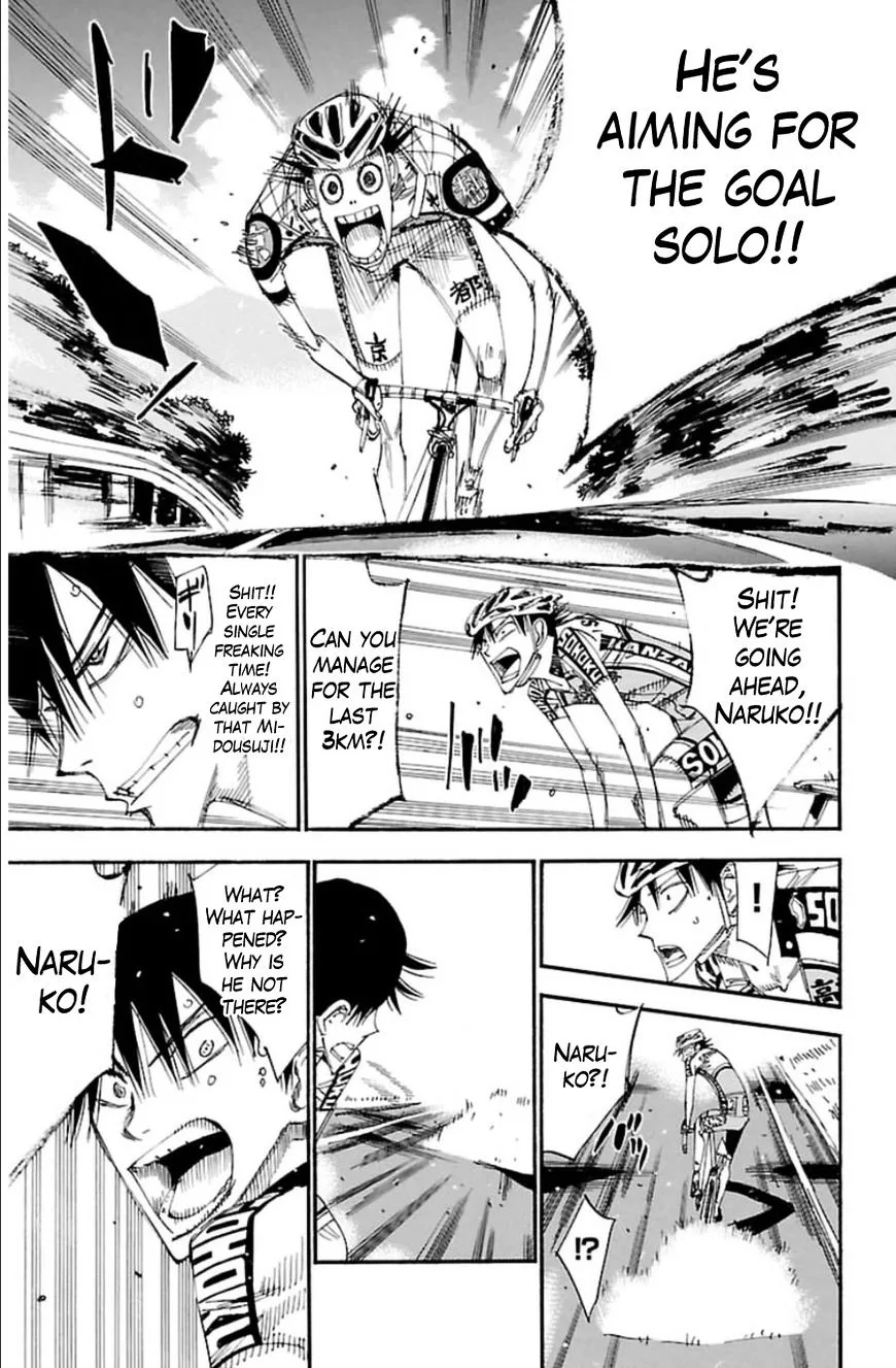 Yowamushi Pedal Chapter 340 page 15