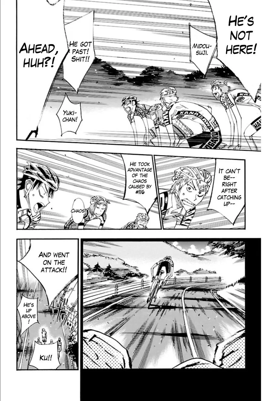 Yowamushi Pedal Chapter 340 page 14