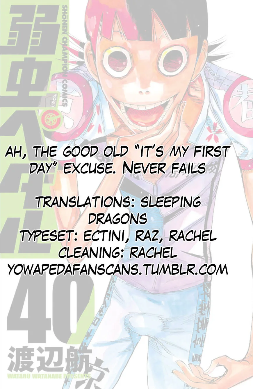 Yowamushi Pedal Chapter 340 page 19
