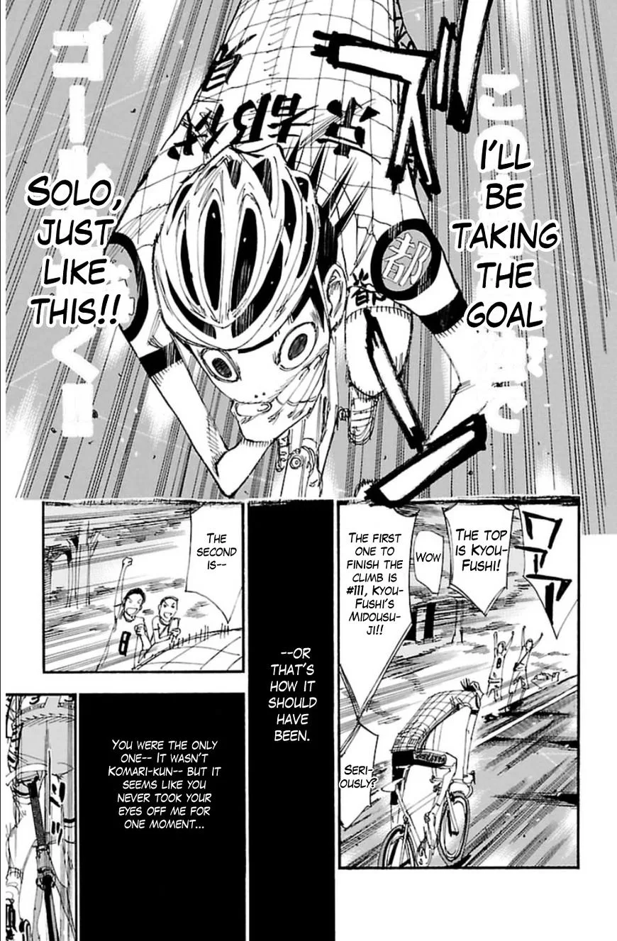 Yowamushi Pedal Chapter 340 page 17