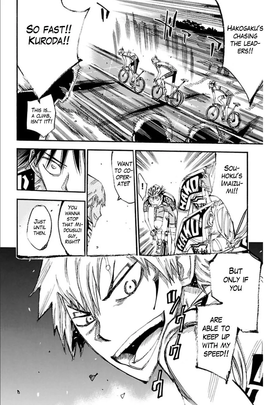 Yowamushi Pedal Chapter 341 page 18