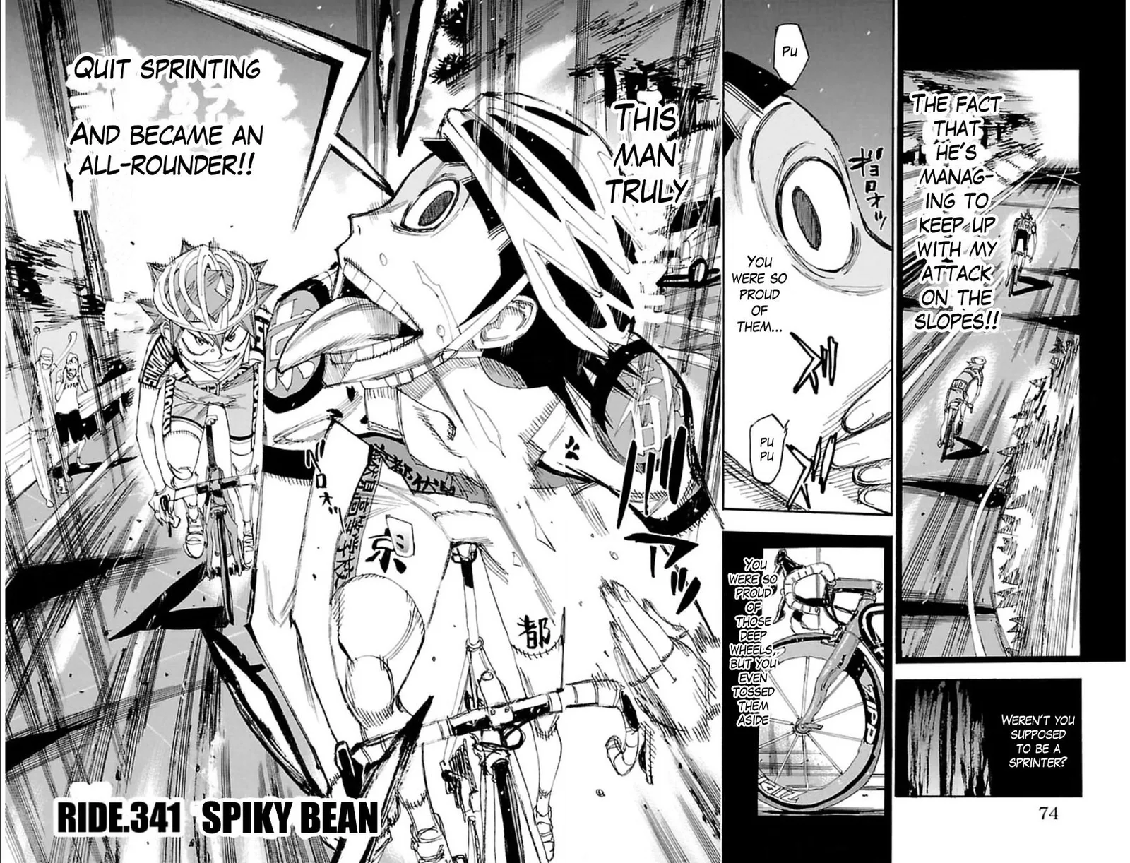 Yowamushi Pedal Chapter 341 page 4