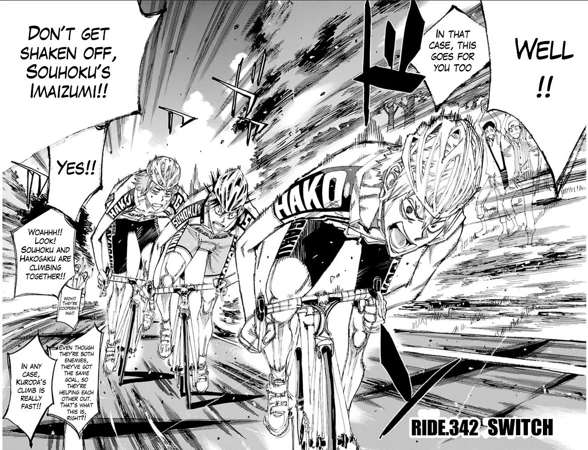 Yowamushi Pedal Chapter 342 page 2