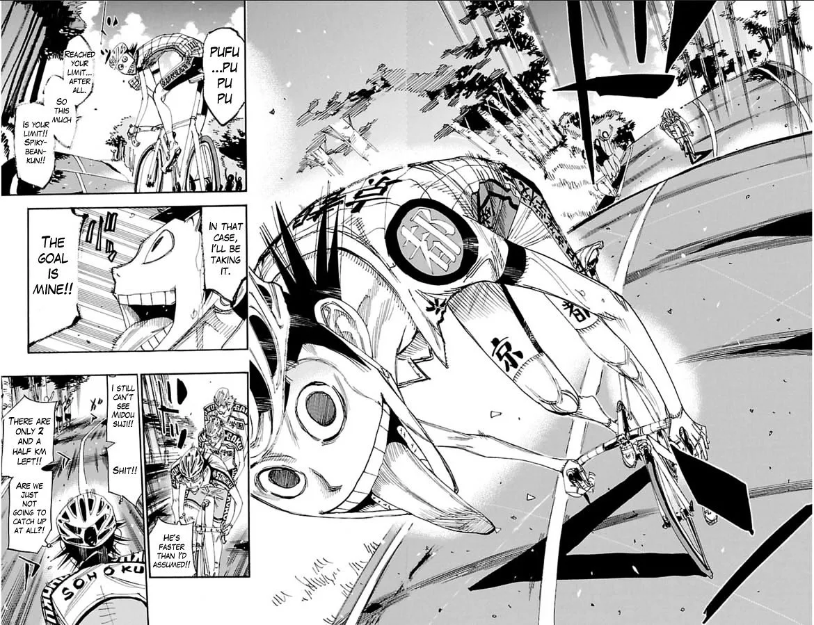 Yowamushi Pedal Chapter 342 page 17
