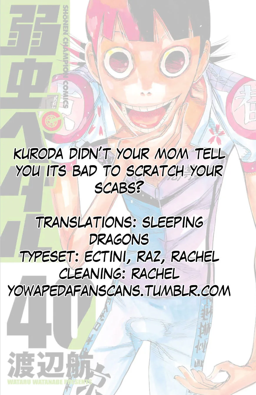 Yowamushi Pedal Chapter 342 page 19