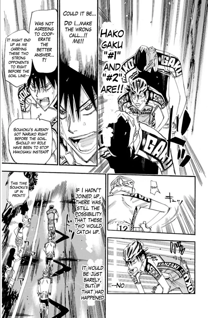 Yowamushi Pedal Chapter 342 page 10
