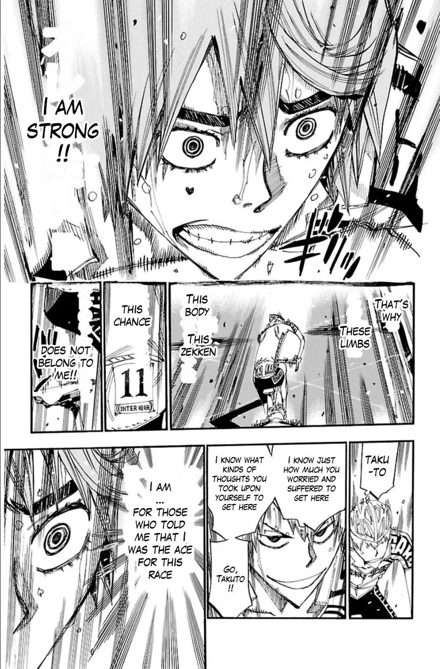 Yowamushi Pedal Chapter 345 page 15