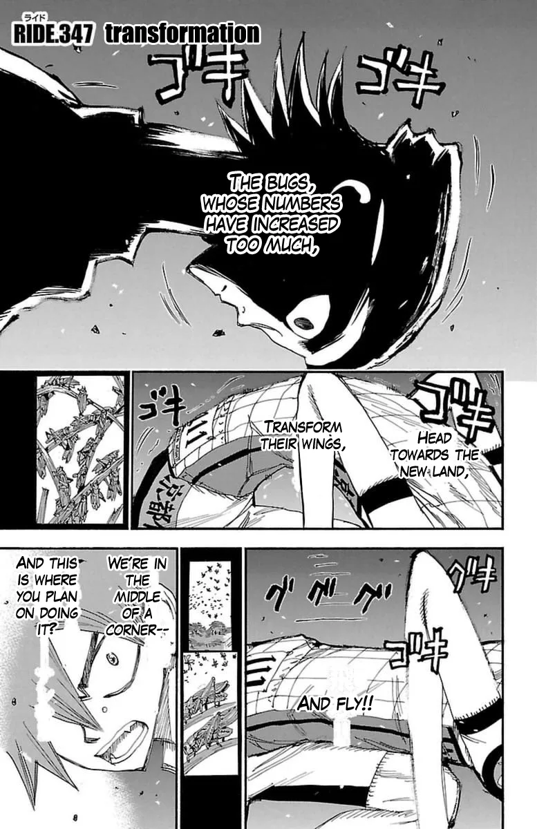 Yowamushi Pedal Chapter 347 page 1
