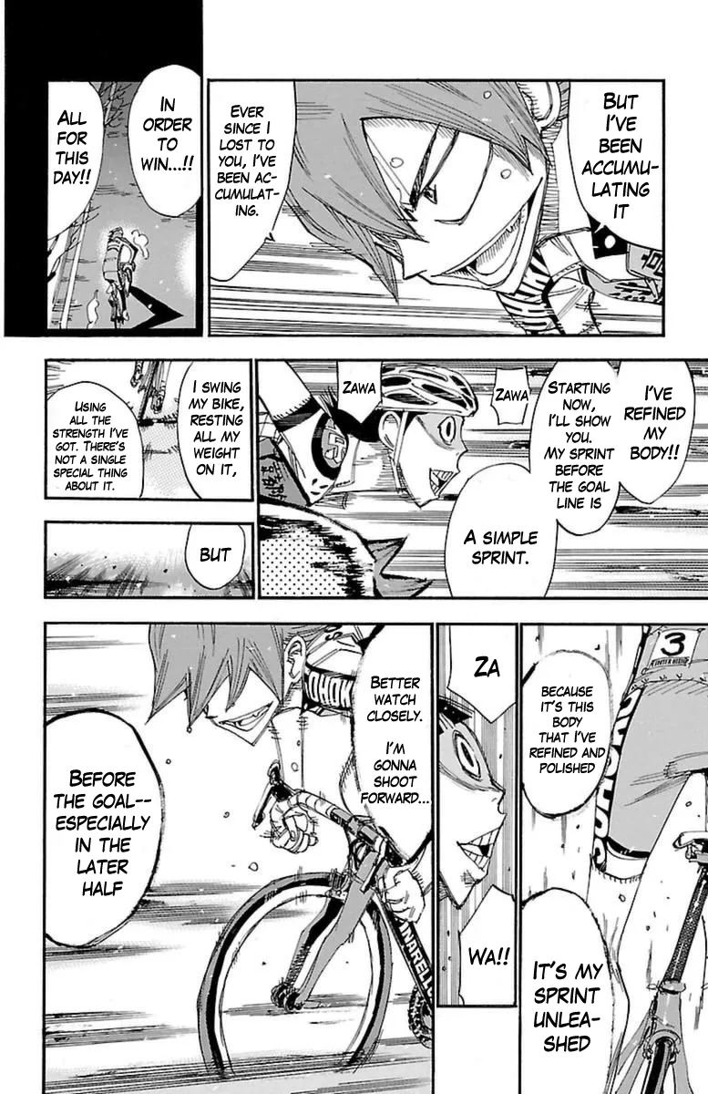 Yowamushi Pedal Chapter 347 page 10