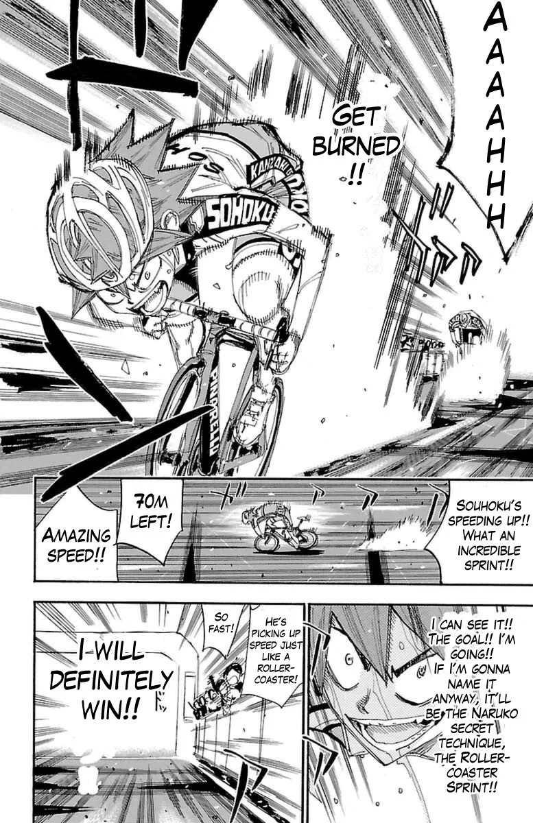 Yowamushi Pedal Chapter 348 page 14
