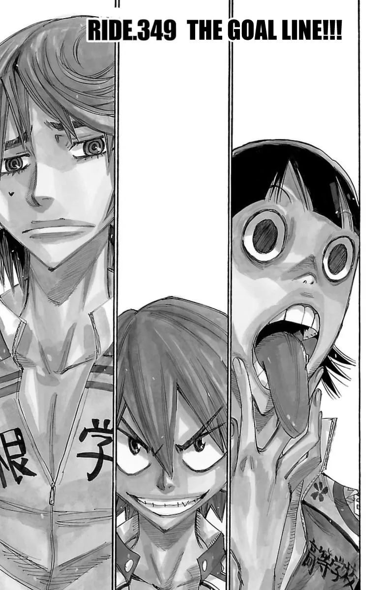 Yowamushi Pedal Chapter 349 page 1