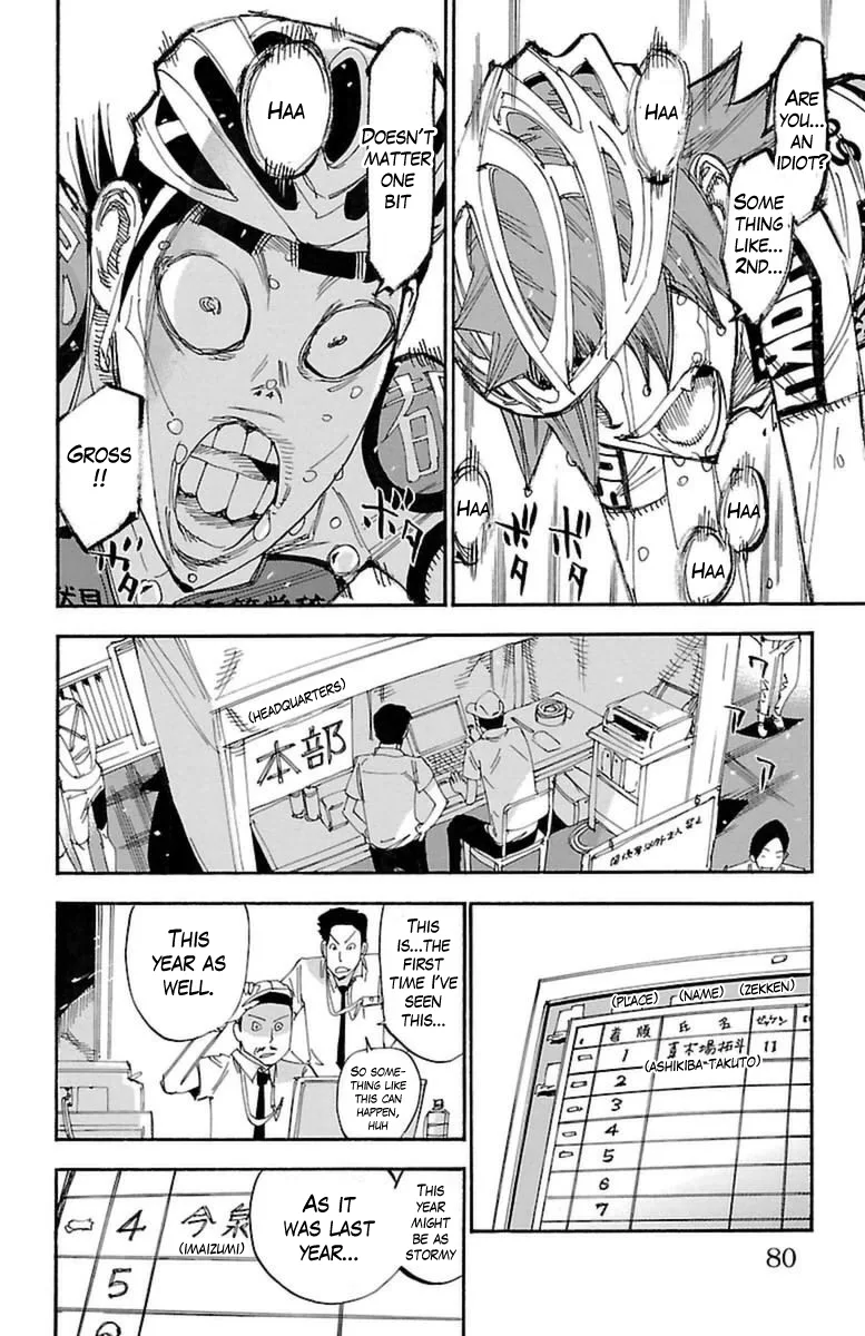 Yowamushi Pedal Chapter 350 page 6