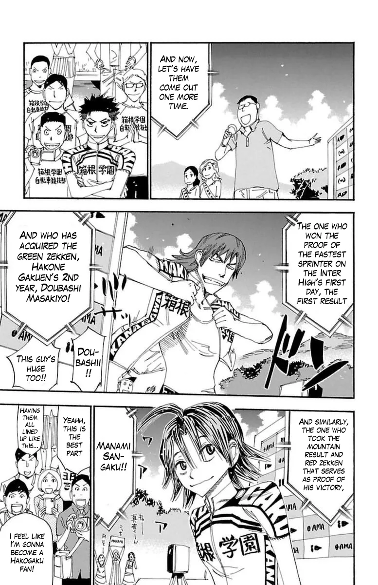 Yowamushi Pedal Chapter 350 page 16