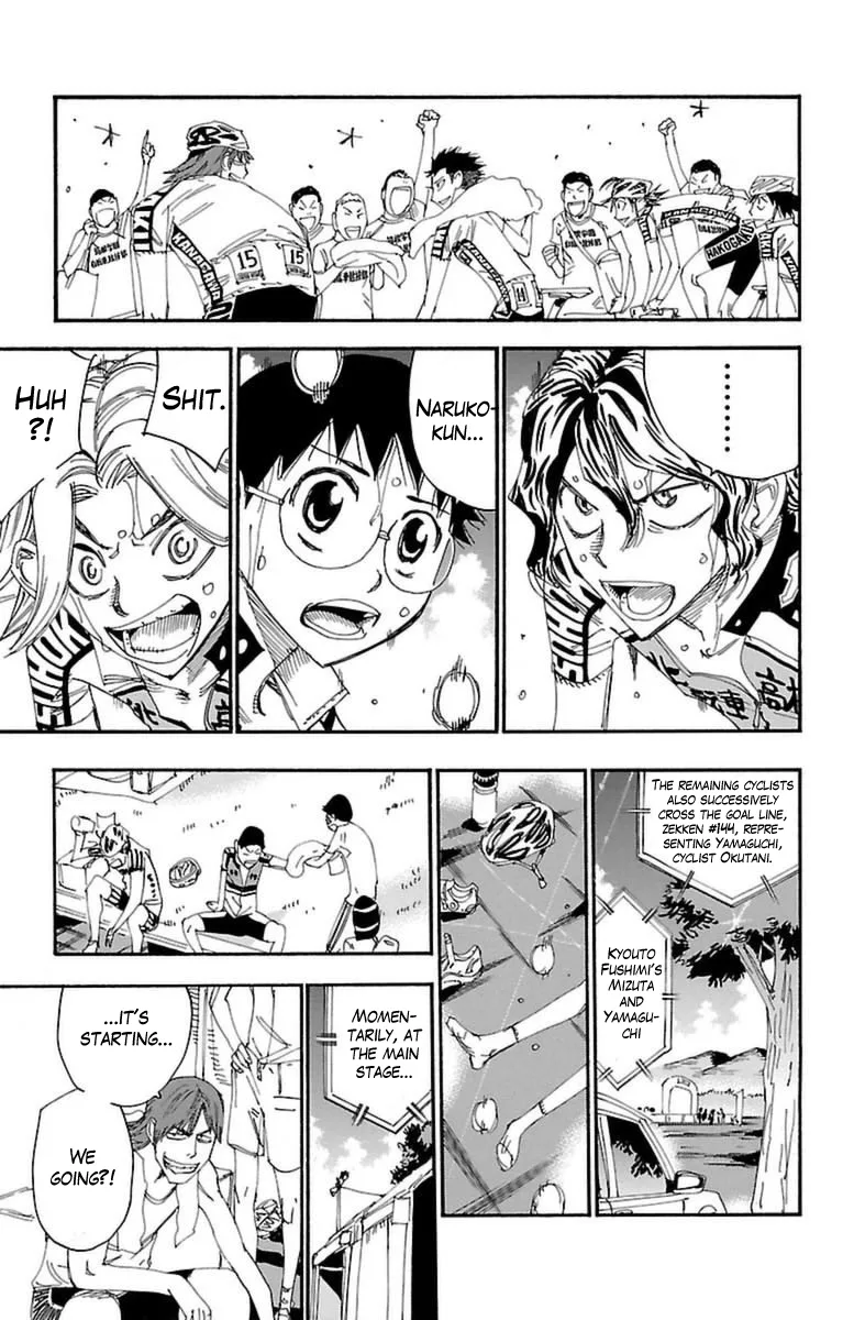 Yowamushi Pedal Chapter 350 page 13