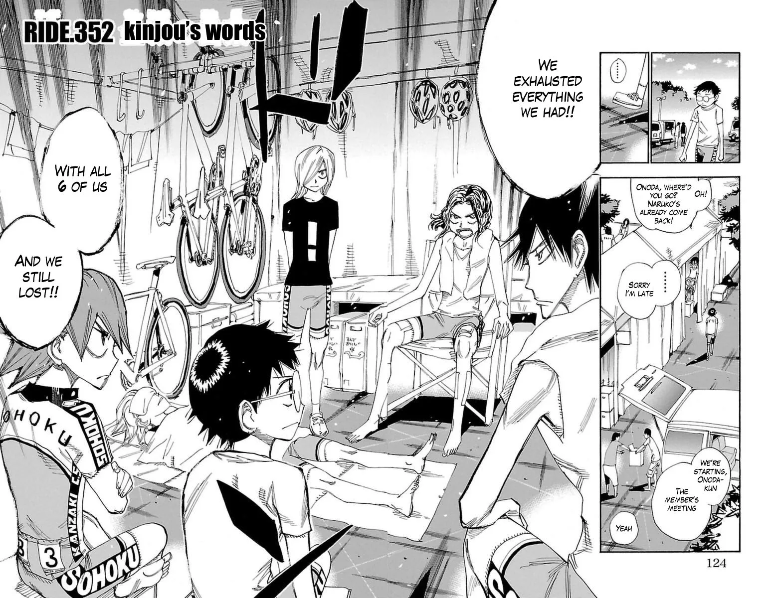 Yowamushi Pedal Chapter 352 page 2