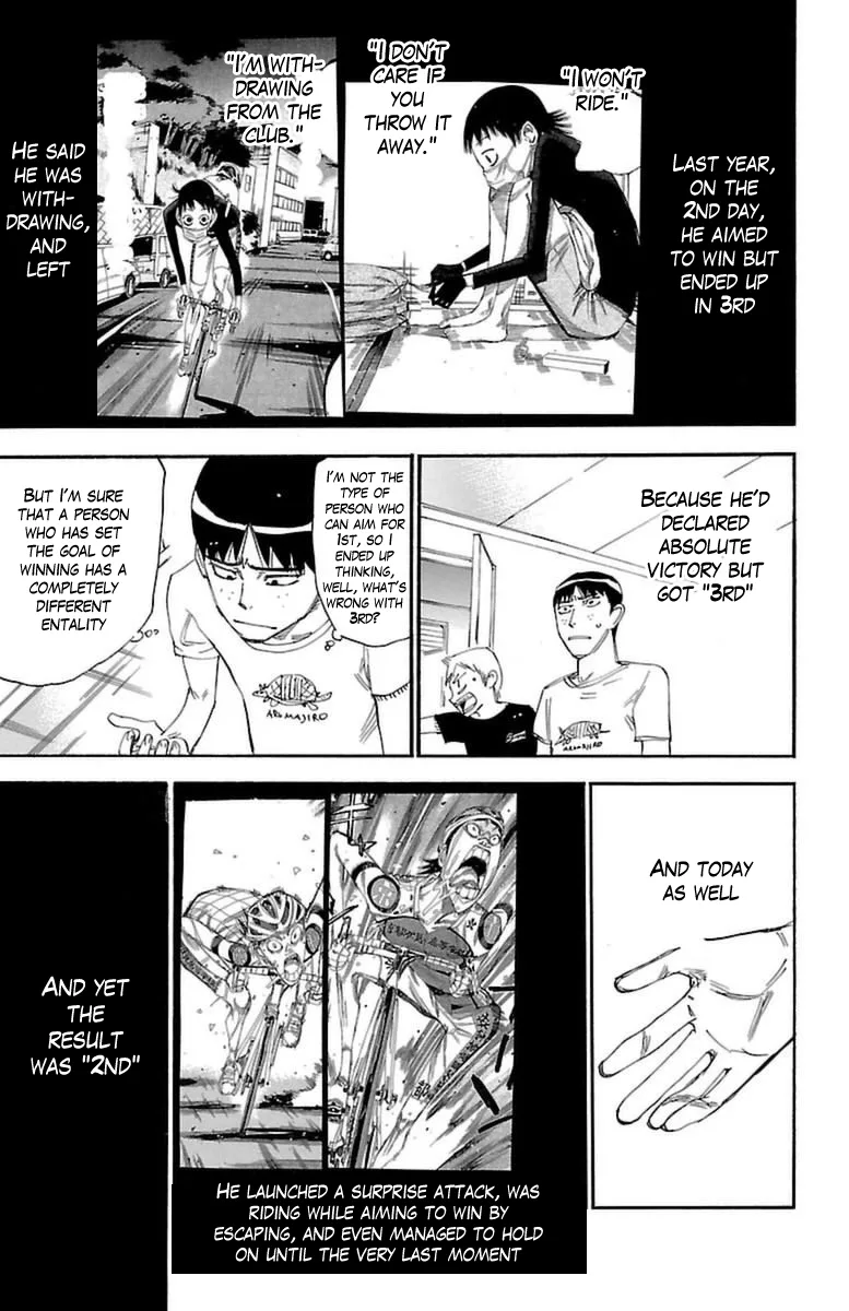 Yowamushi Pedal Chapter 354 page 3
