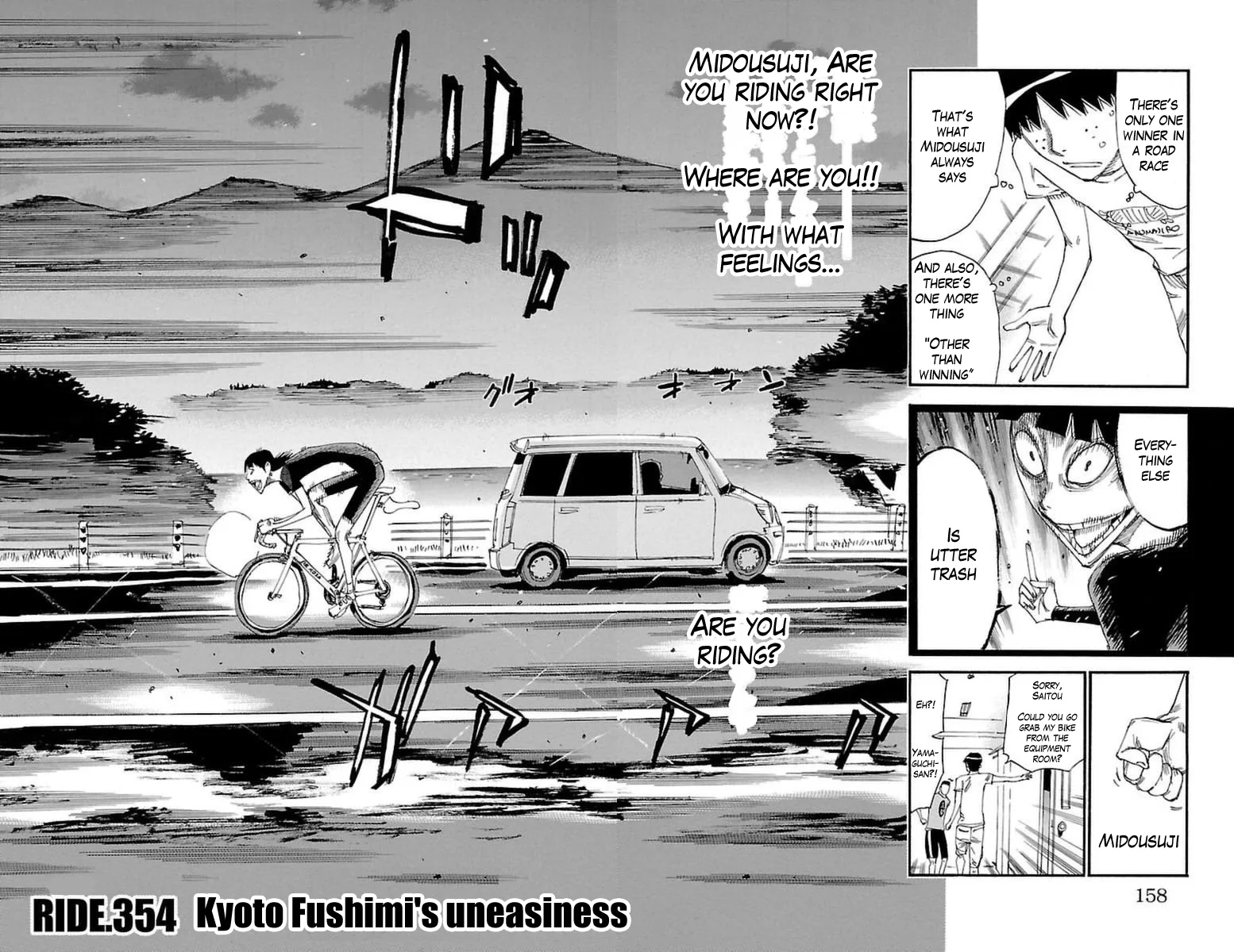 Yowamushi Pedal Chapter 354 page 4