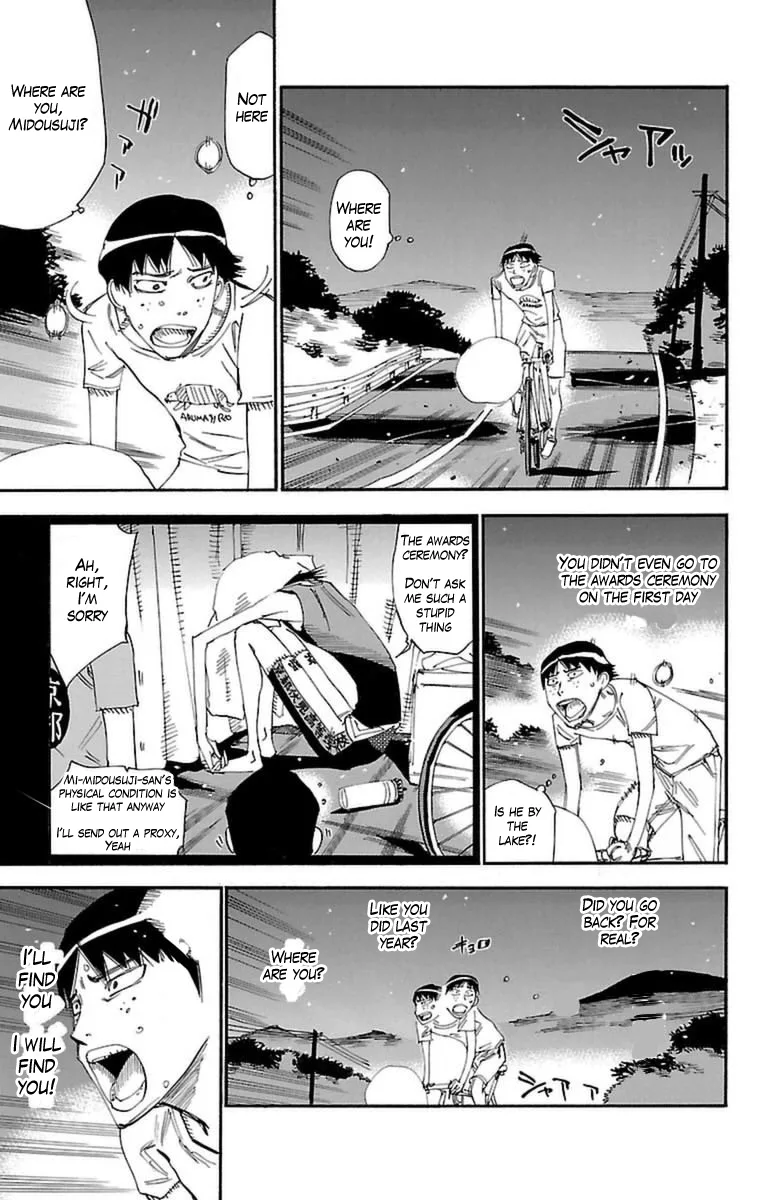 Yowamushi Pedal Chapter 354 page 9