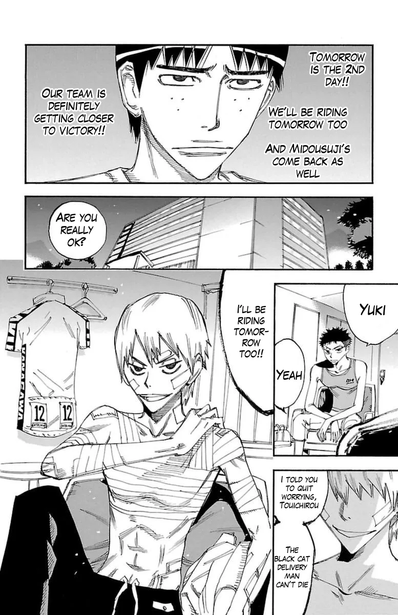 Yowamushi Pedal Chapter 354 page 17