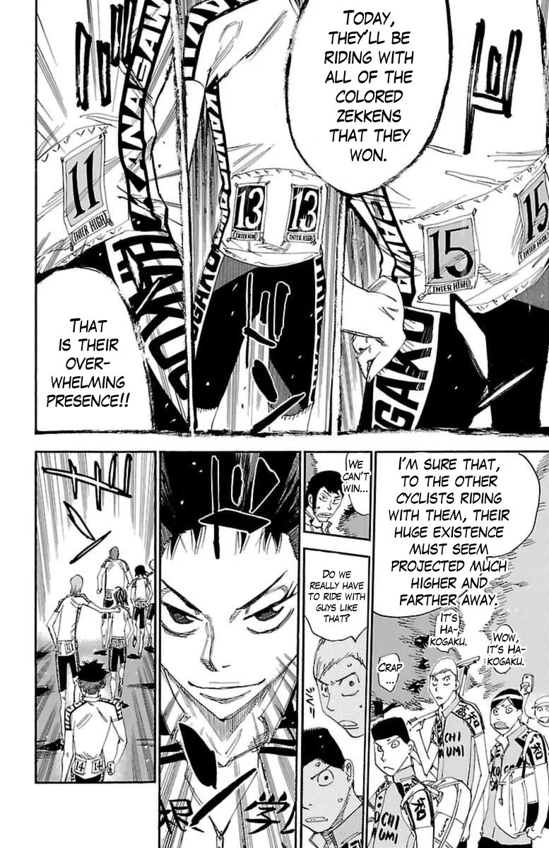 Yowamushi Pedal Chapter 355 page 14