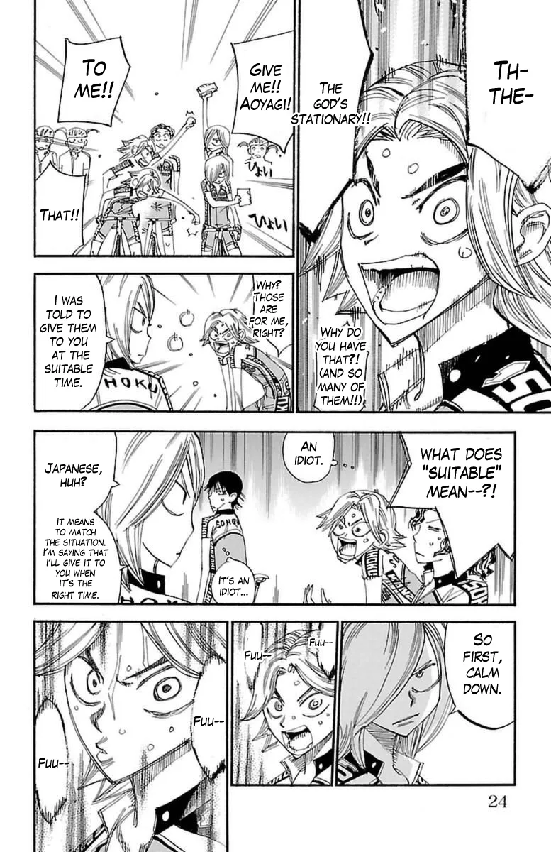 Yowamushi Pedal Chapter 356 page 15
