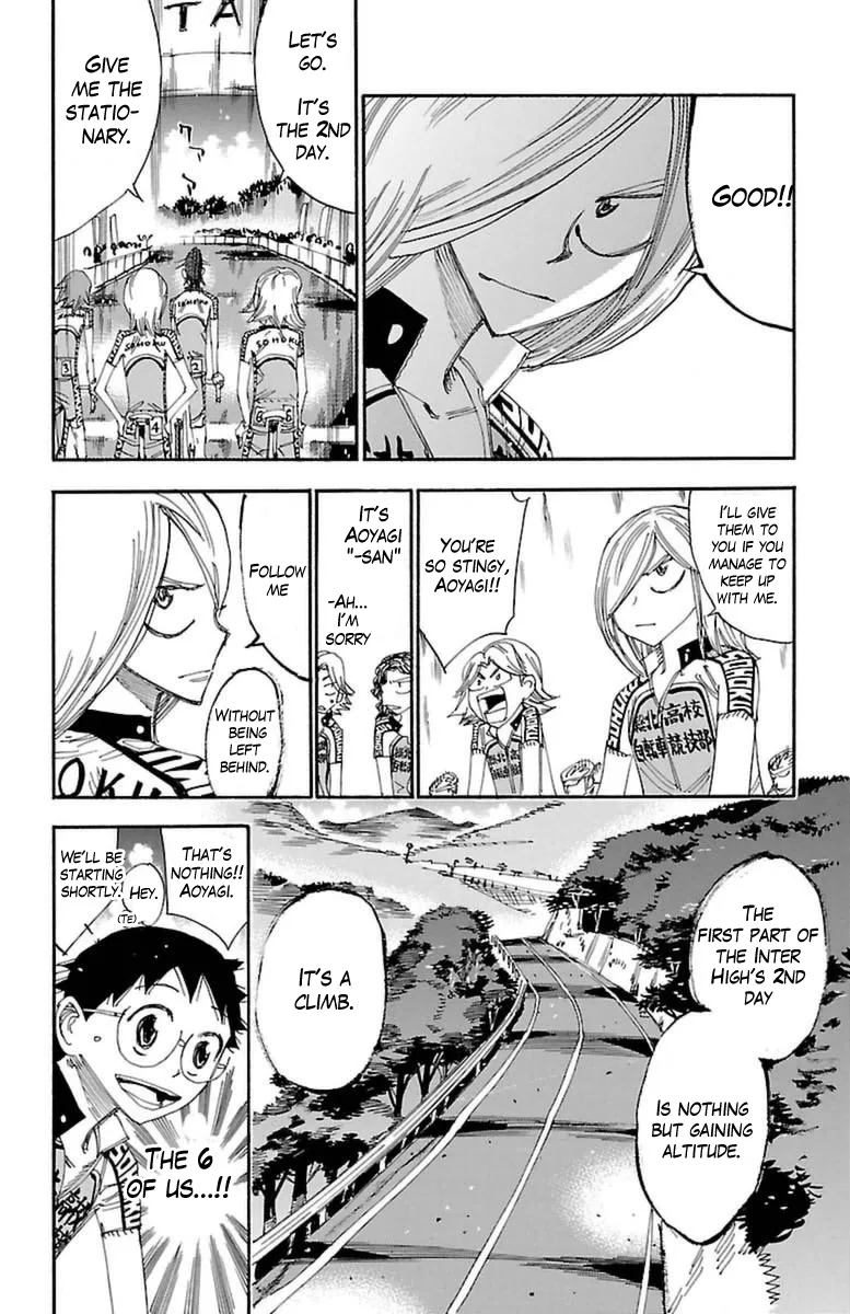 Yowamushi Pedal Chapter 356 page 17