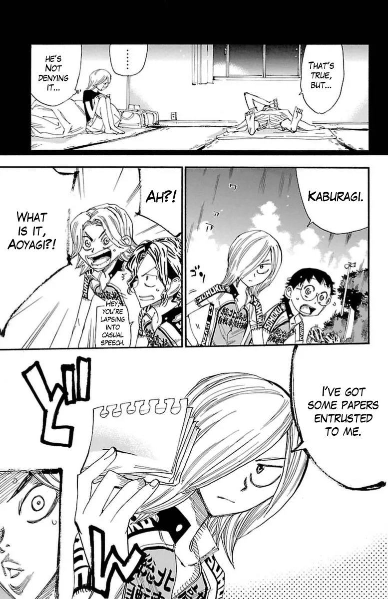 Yowamushi Pedal Chapter 356 page 14
