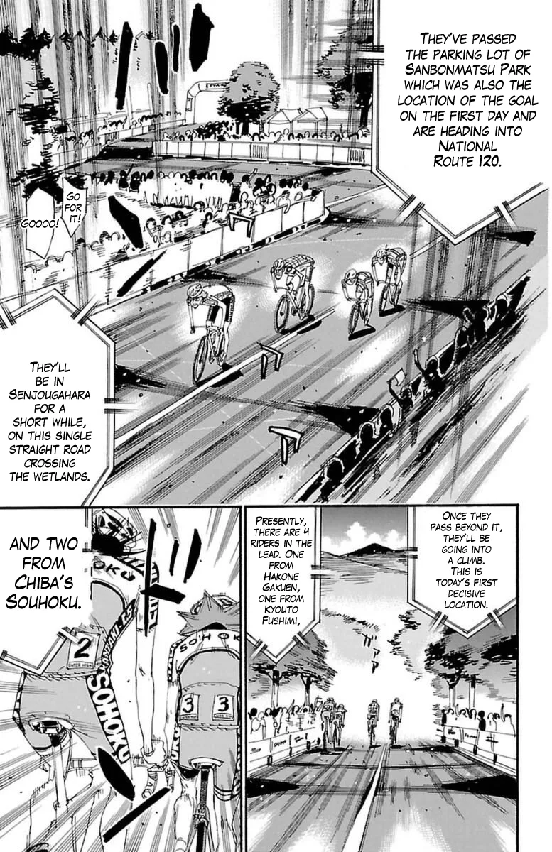 Yowamushi Pedal Chapter 357 page 6