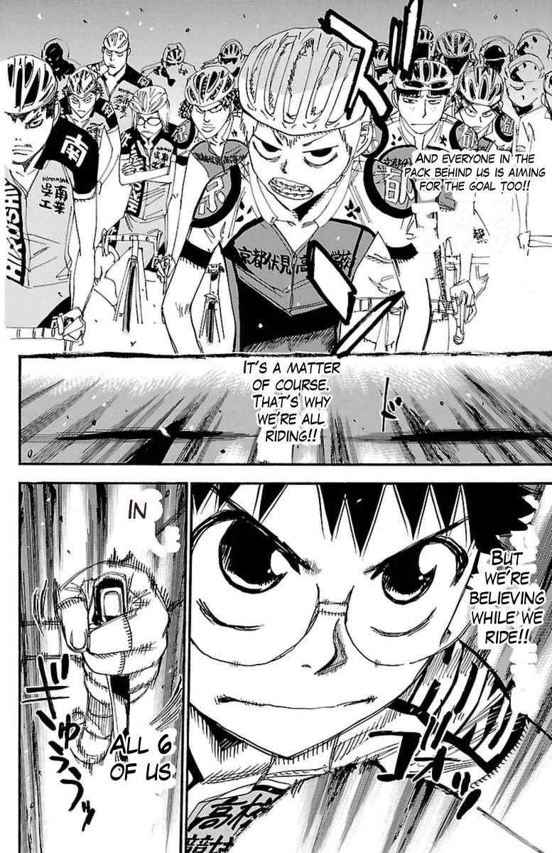 Yowamushi Pedal Chapter 357 page 14