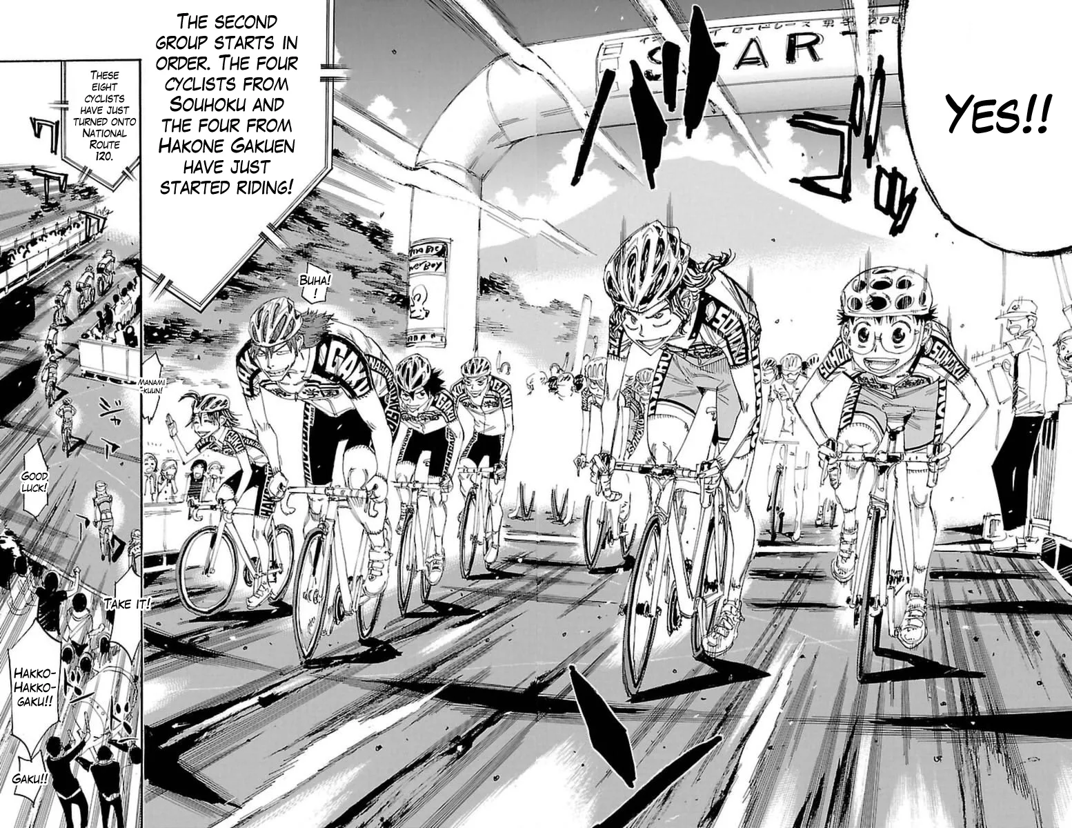Yowamushi Pedal Chapter 357 page 9