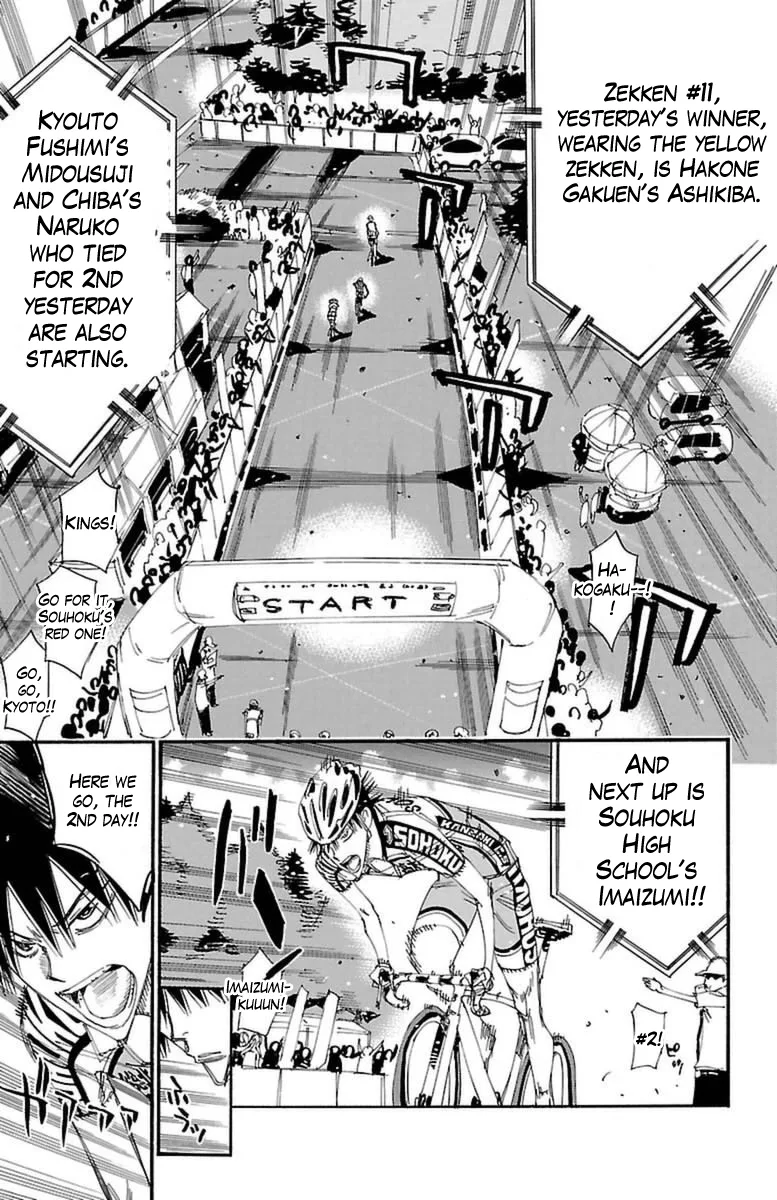 Yowamushi Pedal Chapter 357 page 4